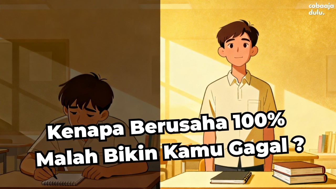 1% Lebih Baik Daripada 100 % #mindset #cobaajadulu