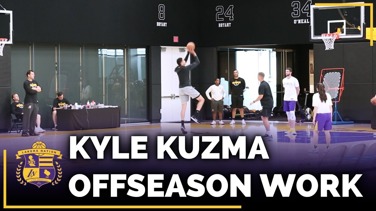 Kyle Kuzma Putting In Work During The Lakers Offseason