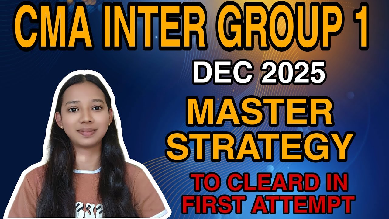 CMA INTER GROUP 1 ll MASTER STRATEGY REVEALED