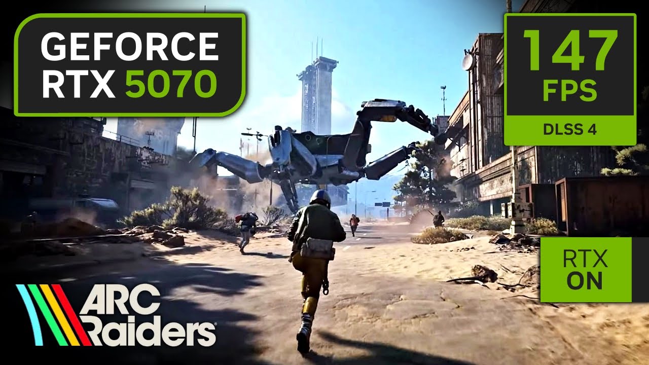 RTX 5070 on ARC Raiders | 1080p, 1440p, 4K with DLSS 4 and Ray Tracing!