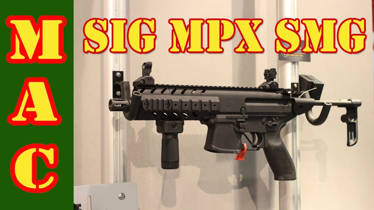 SIG MPX Sub Machine Gun - SHOT Show 2013