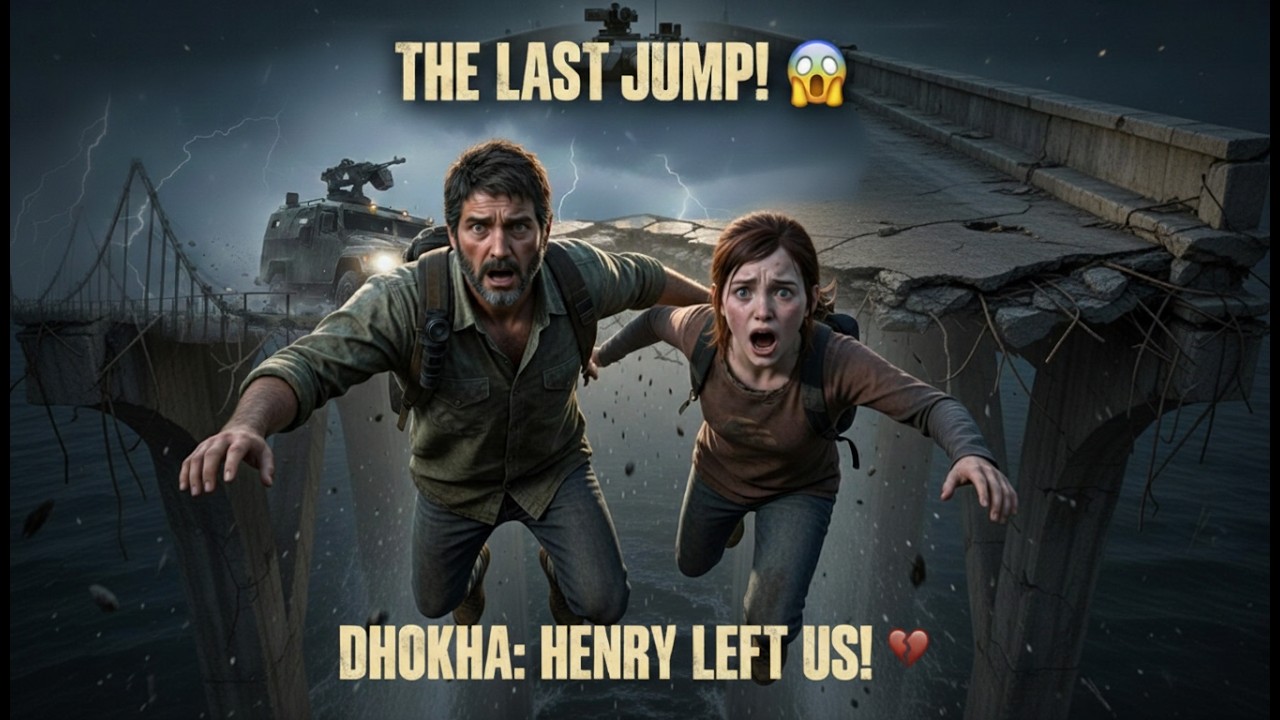 Jump or Die! 💀 Broken Bridge Escape | The Last Jump 😱  | The Last of Us Part 1 Episode 13
