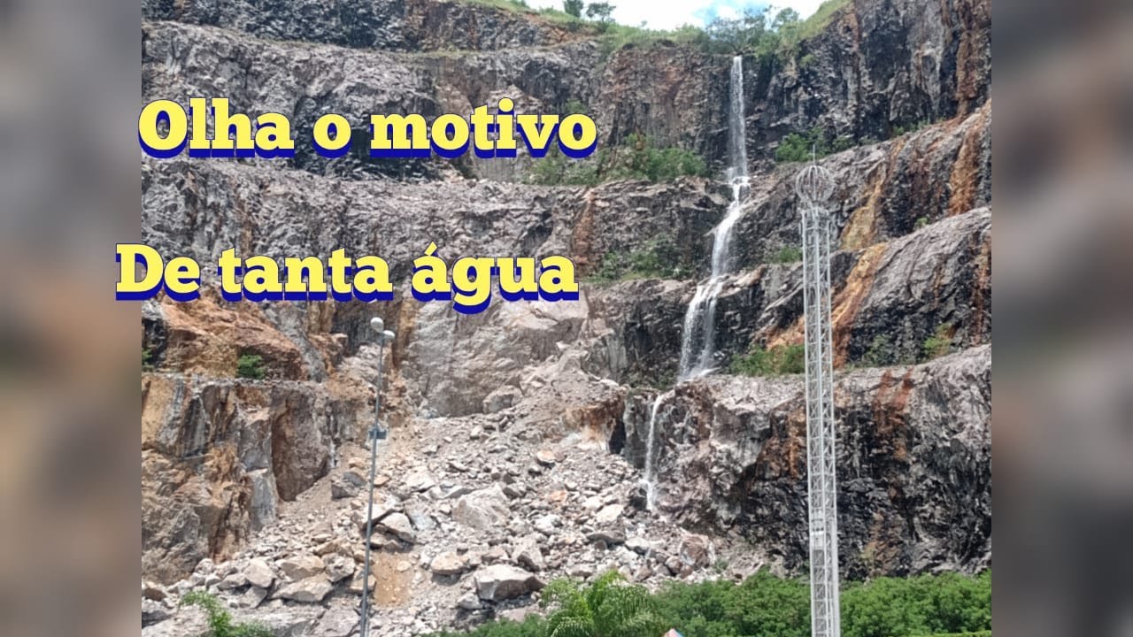 como se formar a cascata do shopping da pedreira de Nova Iguaçu