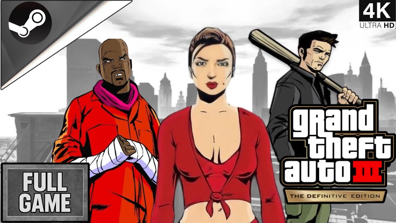 GTA III: The Definitive Edition (PC) Full Story Gameplay | No Commentary | 4K 60FPS | AGR 🔥