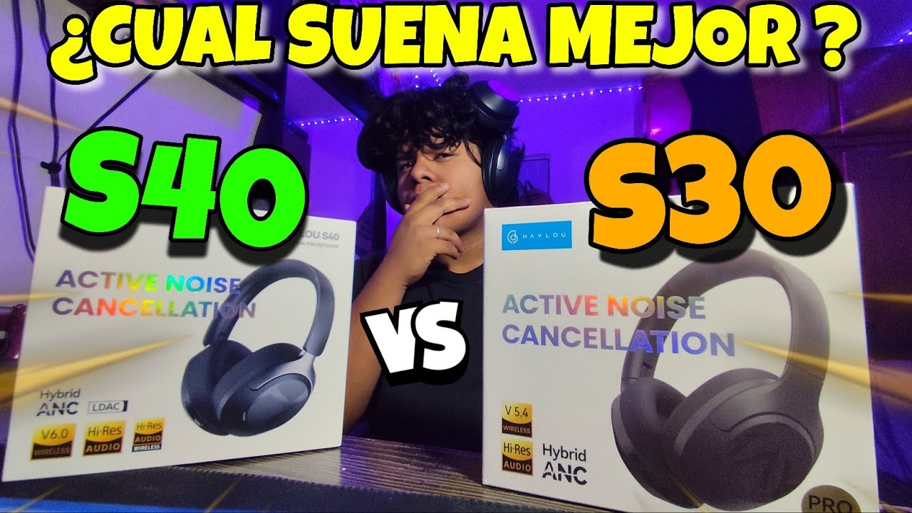 Haylou S40 vs S30 🔥 ¿Cuál suena mejor y cuál deberías comprar?