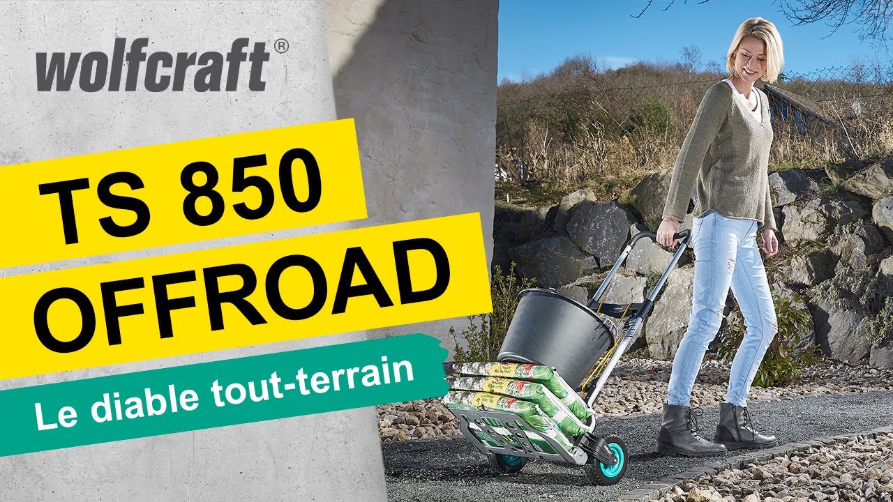 Le diable robuste pour le jardin et les espaces extérieurs - TS 850 Offroad