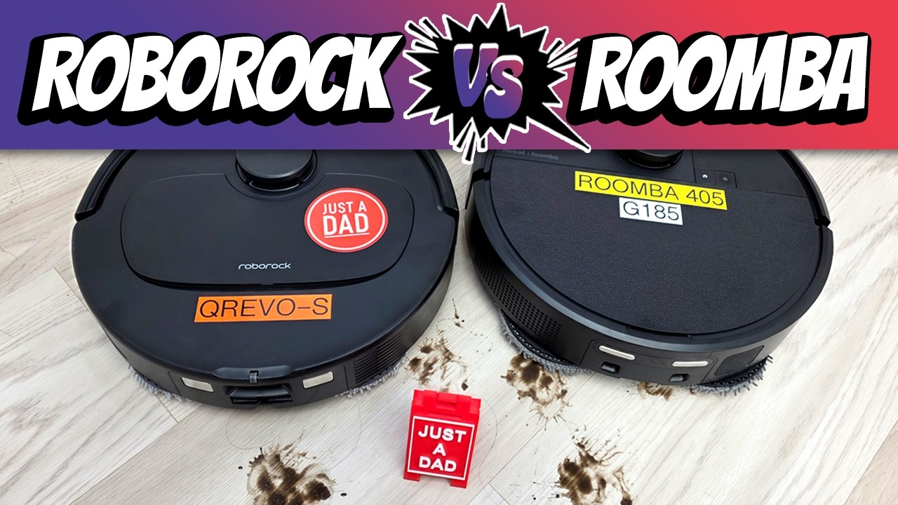 Roborock Qrevo S vs Roomba 405 (G185) Robot Vacuum & Mop COMPARISON - The Ultimate Showdown!