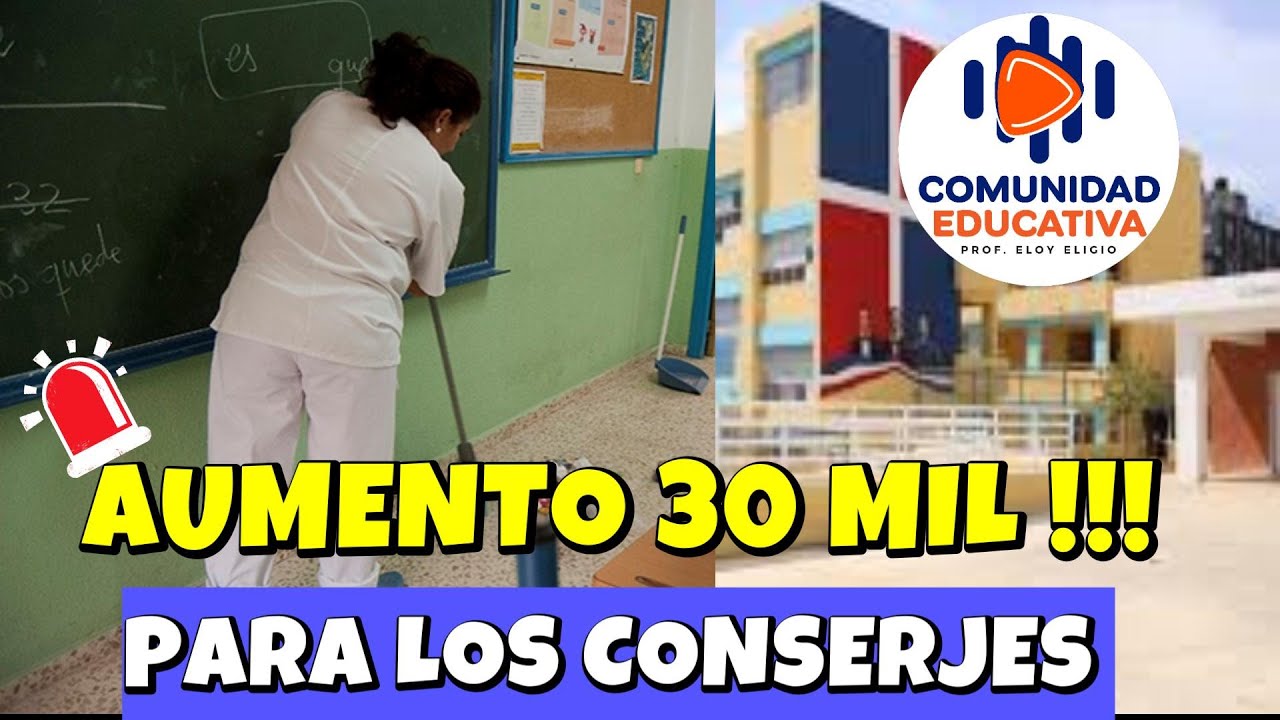 30 MIL PESOS PARA LOS CONSERJES Y ADMINISTRATIVOS DE ESCUELAS PUBLICAS