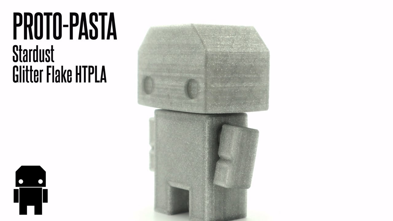 459 PROTO-PASTA Stardust Glitter Flake HTPLA | 3D printed sample | #FilaMODE