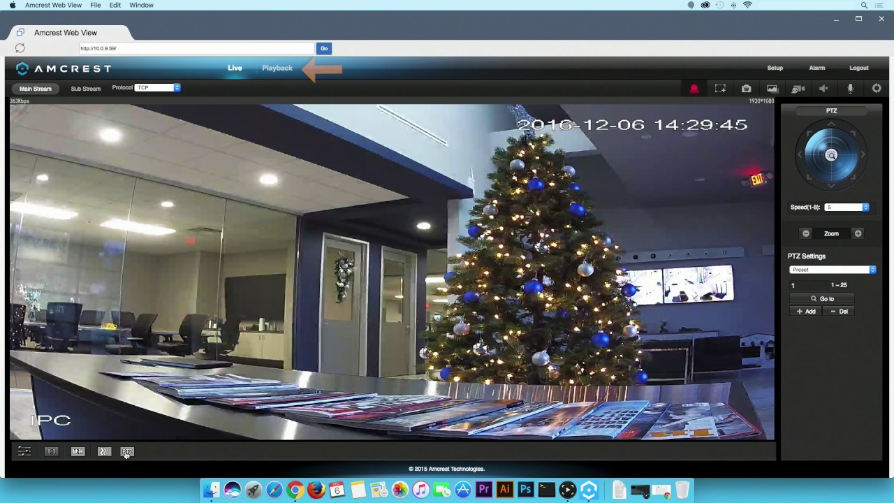 Amcrest Web View App for Google Chrome Browser Overview