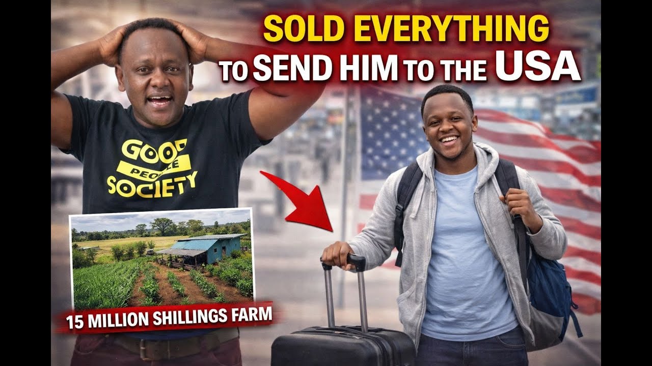 Father sold KSH18 million farm to bring son to USA for school. | He is now going back home.