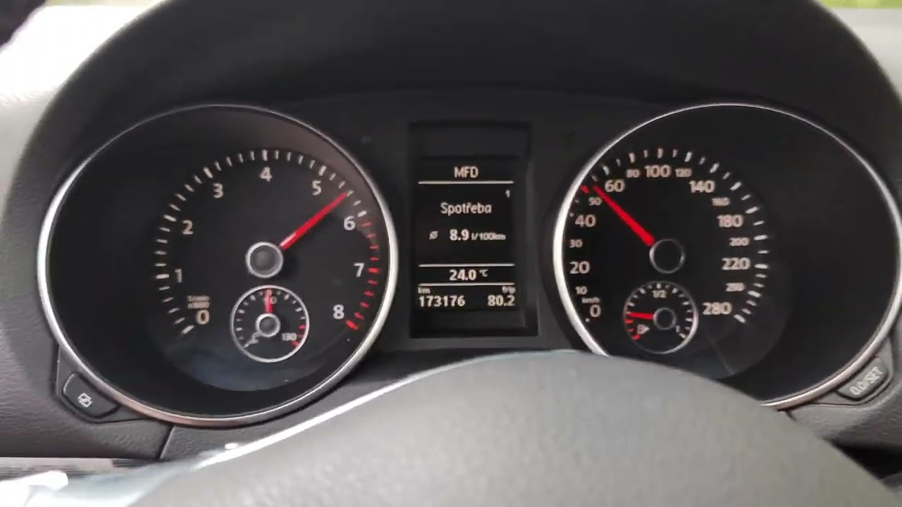 Volkswagen Golf VI 2.0 GTI 155 Kw 0-100 km/h Acceleration