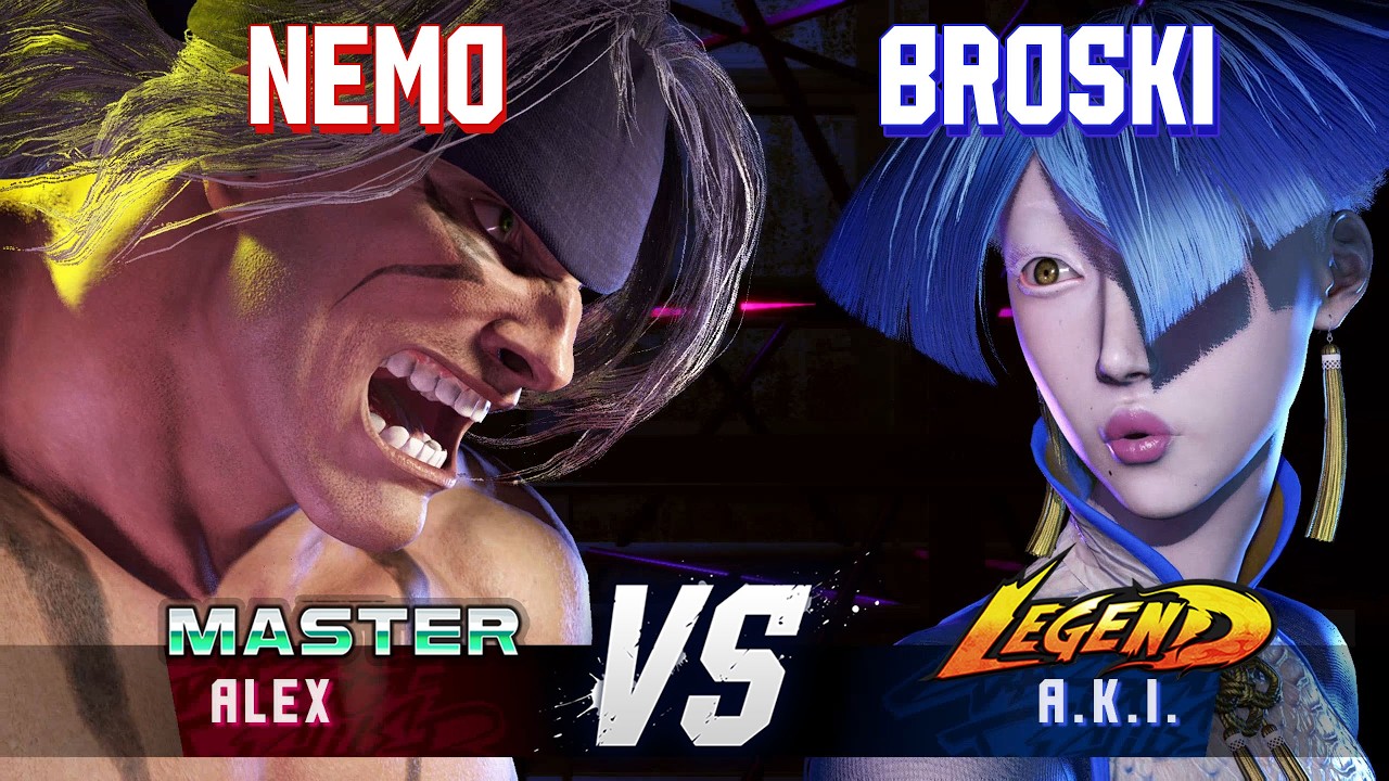 SF6 ▰ NEMO (Alex) vs BROSKI (A.K.I.) ▰ High Level Gameplay