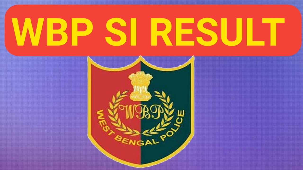 Result of Preliminary Examination to the post of sub inspector /lady SI