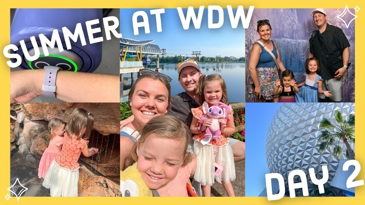 DISNEY SUMMER Day 2 😎 Shh Epcot Is Kid Friendly ( in the most relaxing way possible )