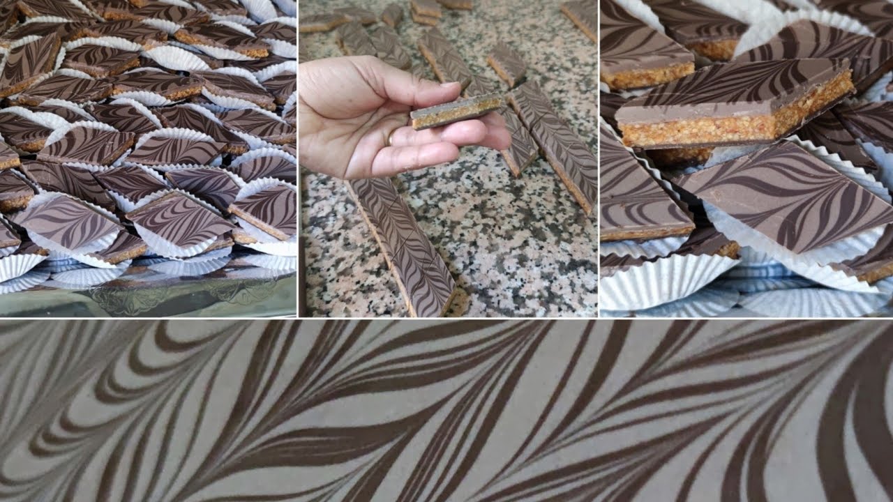 بدون فرن ولا مجهود😮حلوة الرخامة/الزليجة بكاوكاو🥜 أكثر من 170 حبة بمكونات اقتصادية👌عدد الحبات/الثمن💵