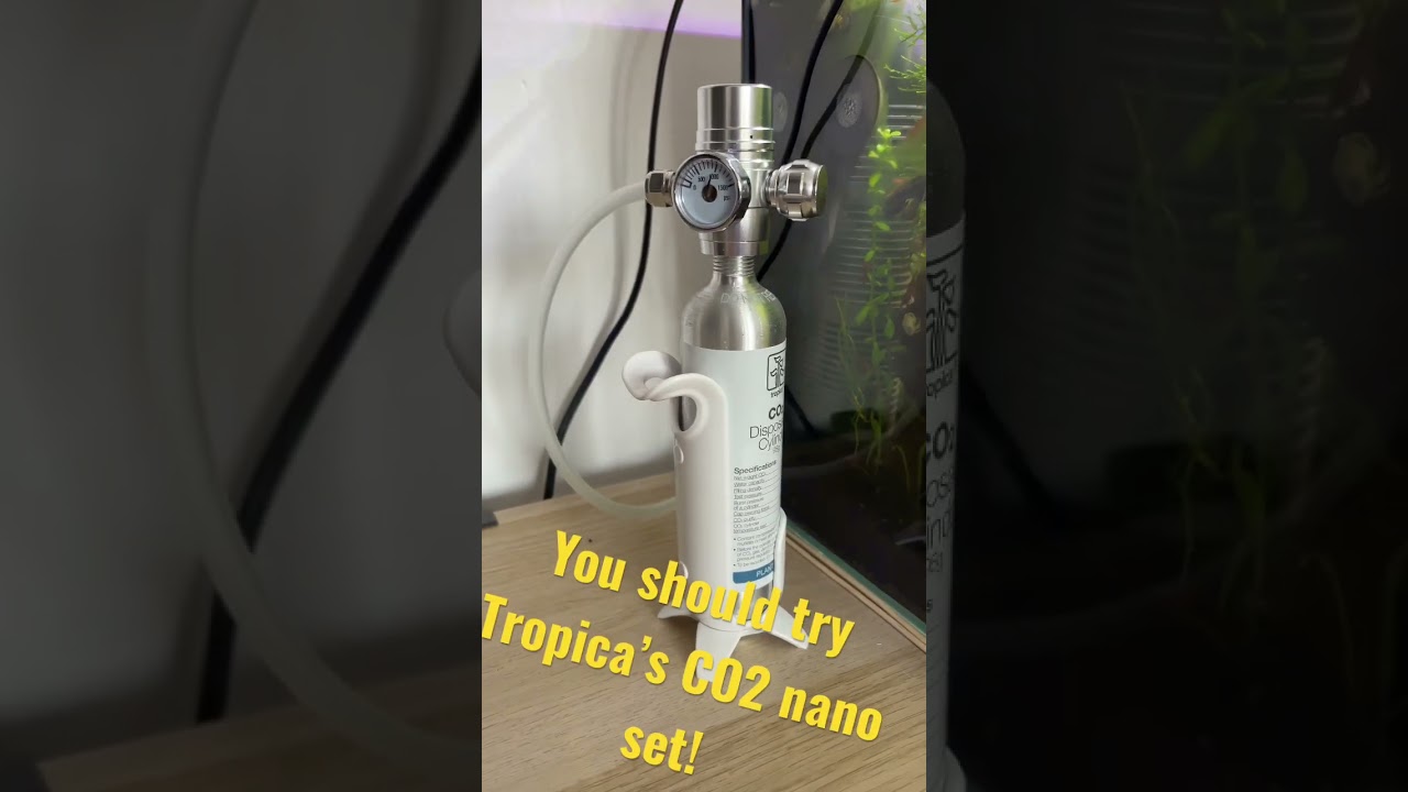 CO2 set for nano aquarium? Try Tropica&rsquo;s nano CO2!
