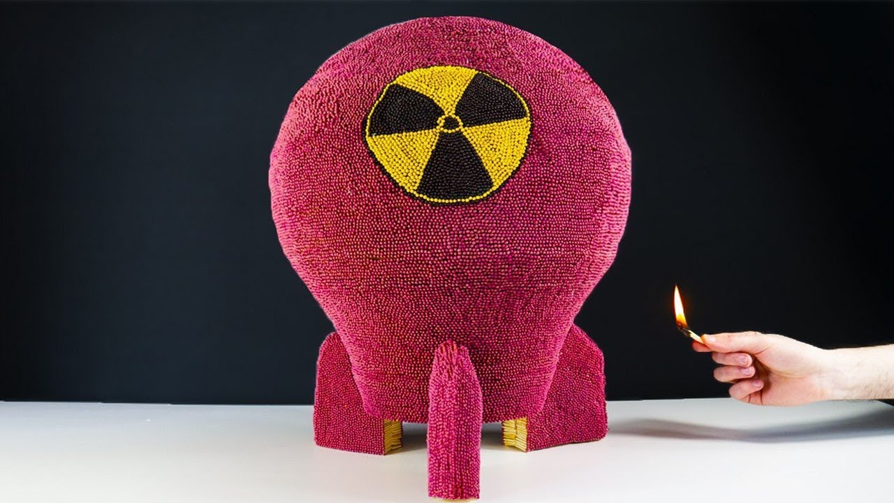 Matches Nuclear Art Chain Reaction Domino Effect