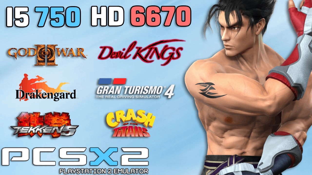 PCSX2 Emulator | i5 750 + HD 6670 1GB | Test in 15 Games [Arch Linux - 8GB RAM]
