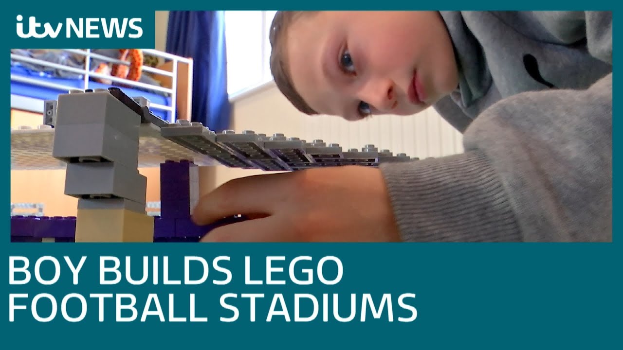 Crawley Boy builds German football stadiums out of Lego | ITV News