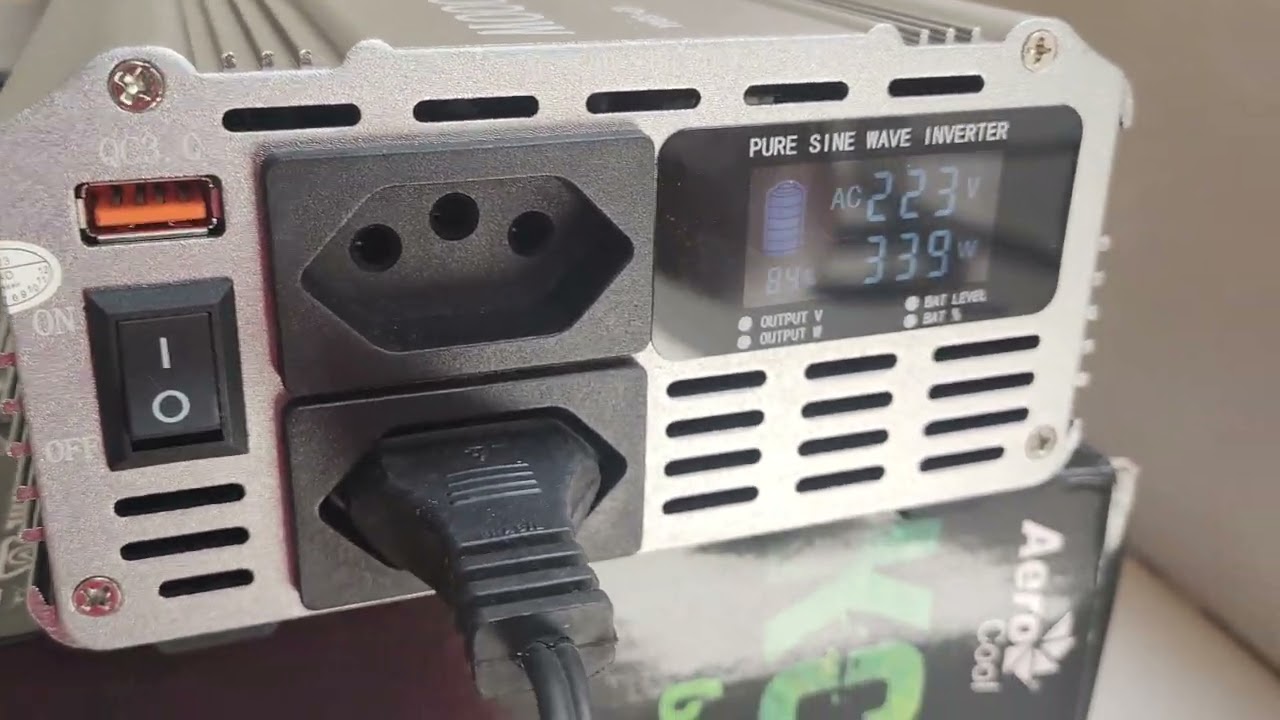 inversor teste knup 1000w onda pura lavadora roupa Eletrolux