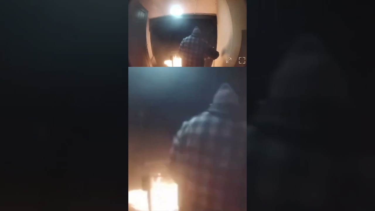 Doorbell footage shows fire erupt at UK mosque in suspected arson attack