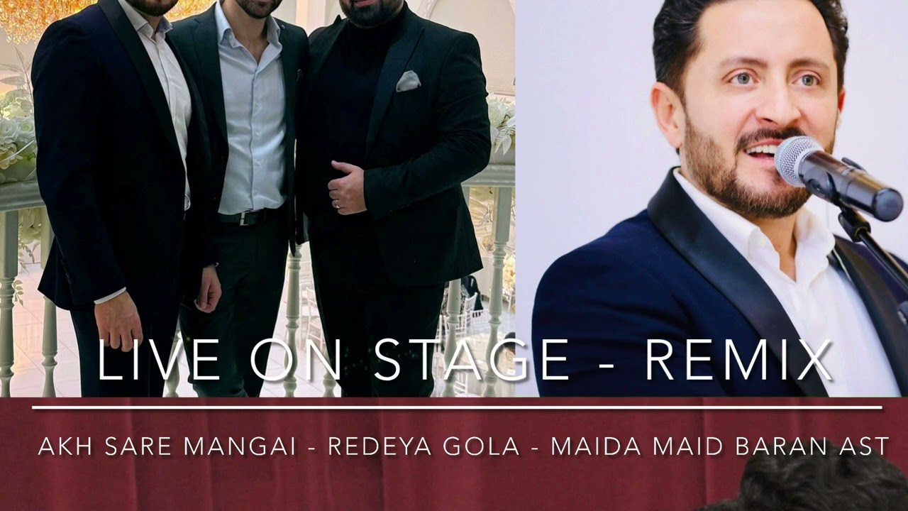 NAJIM NEKZAD - PASHTO REMIX - Akh Sare Mangai - Redeya Gola - Maida Maida Baran ast