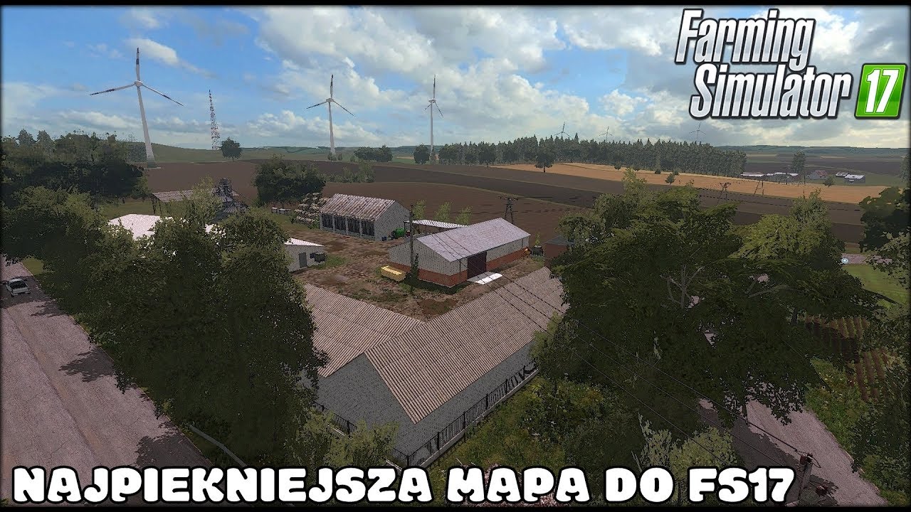 NAJPIĘKNIEJSZA MAPA DO FARMING SIMULATOR 17 - WARMIŃSKO MAZURSKIE V2