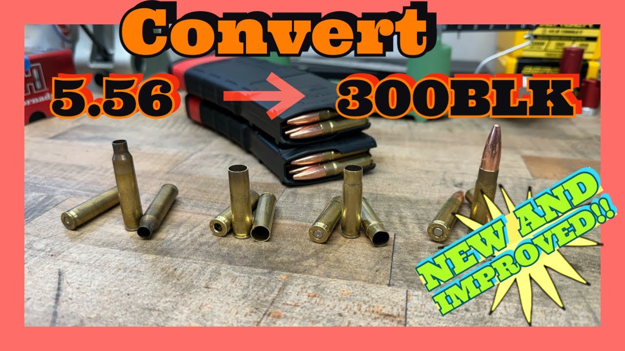 Converting 5.56/.223 Brass to 300 Blackout Pt.1