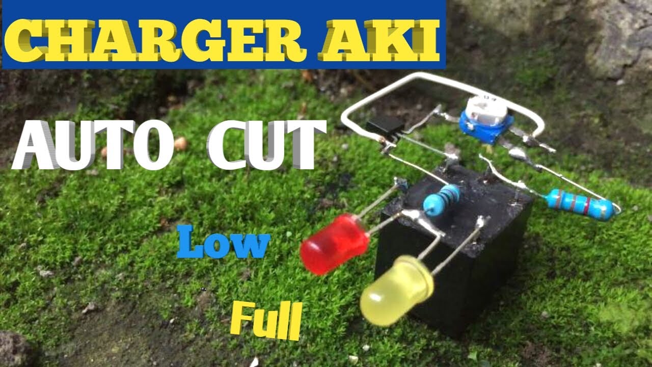 CARA MEMBUAT CAS AKI 12 VOLT AUTO CUT SEDERHANA DAN MUDAH||BAGIAN 2||