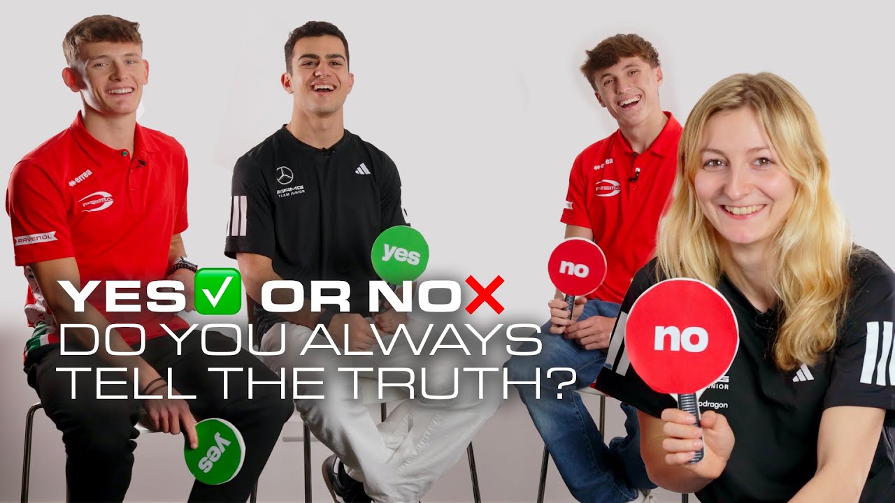 Do you always tell the truth? 🤨 YES or NO with Formula Regional