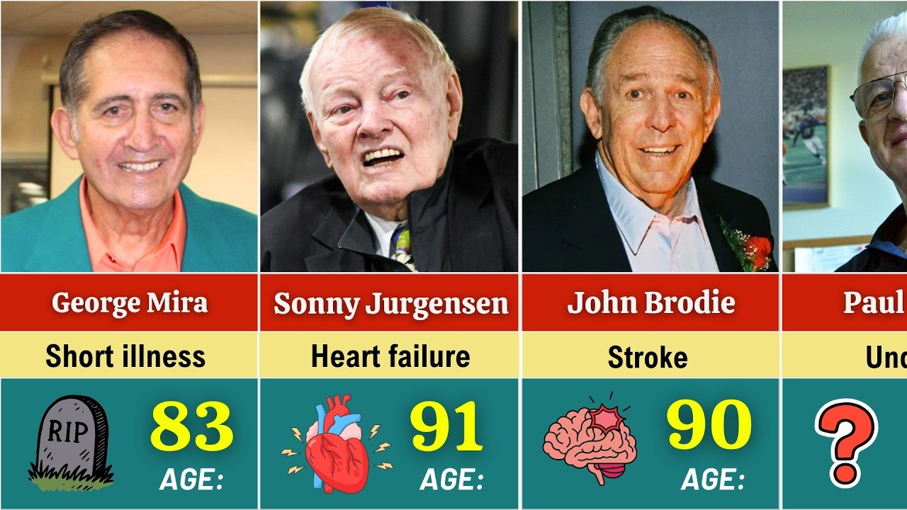 🏈 25 Famous NFL Players Who Died in the Last Few Days