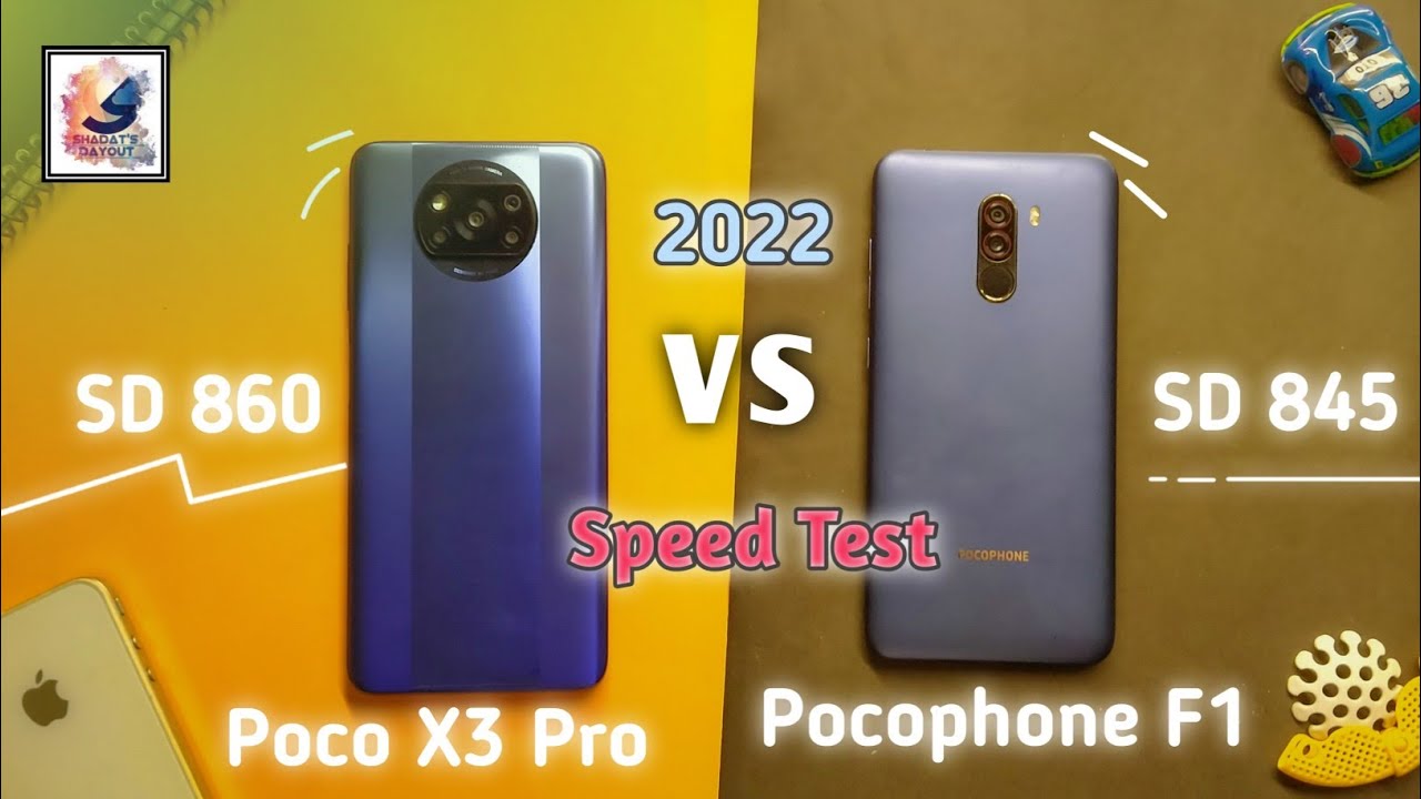 Xiaomi Poco X3 Pro vs Xiaomi Pocoohone F1 Speed Test 2022⚡Poco X3 Pro Miui 12.5.6 vs Miui 12.03.0