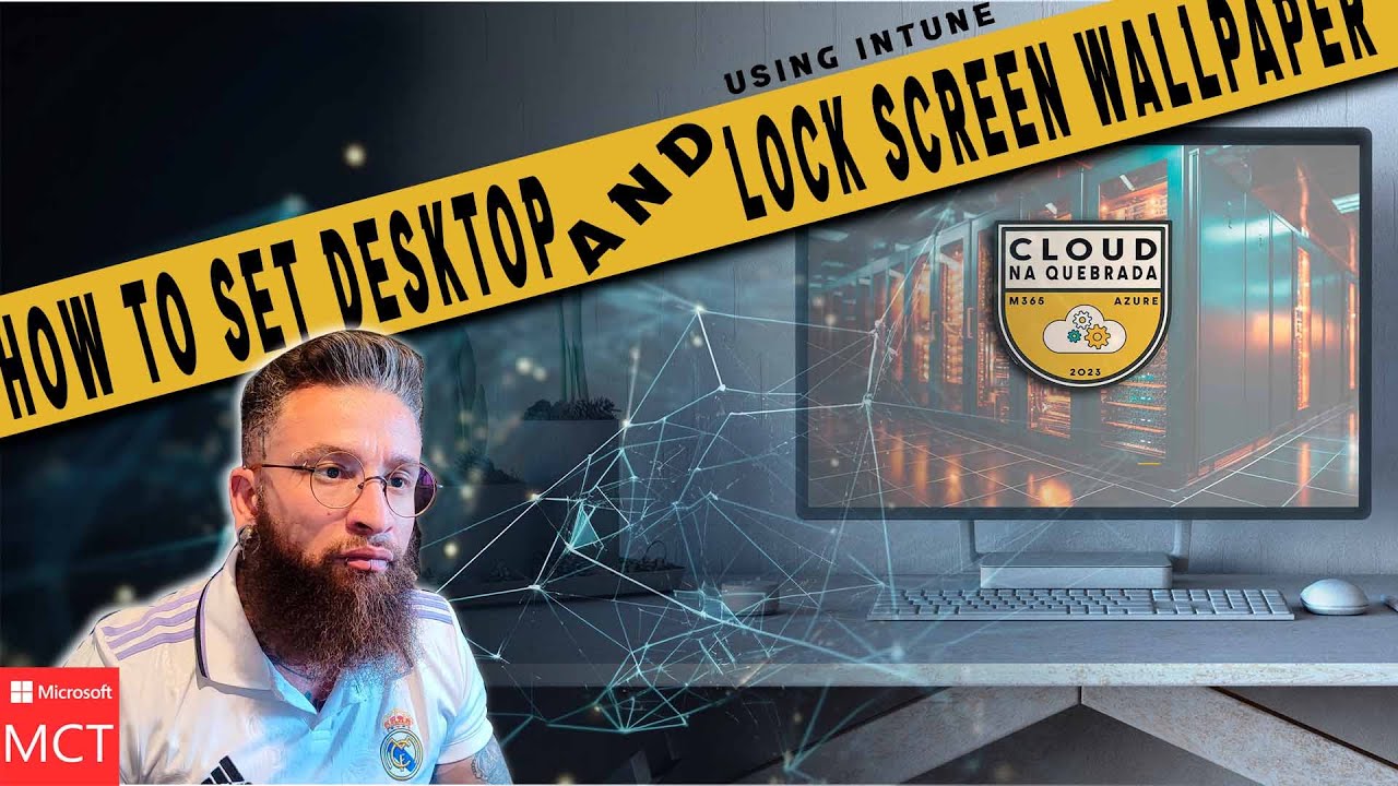 How to set Desktop and Lock Screen Wallpaper using Intune #microsoft #intune