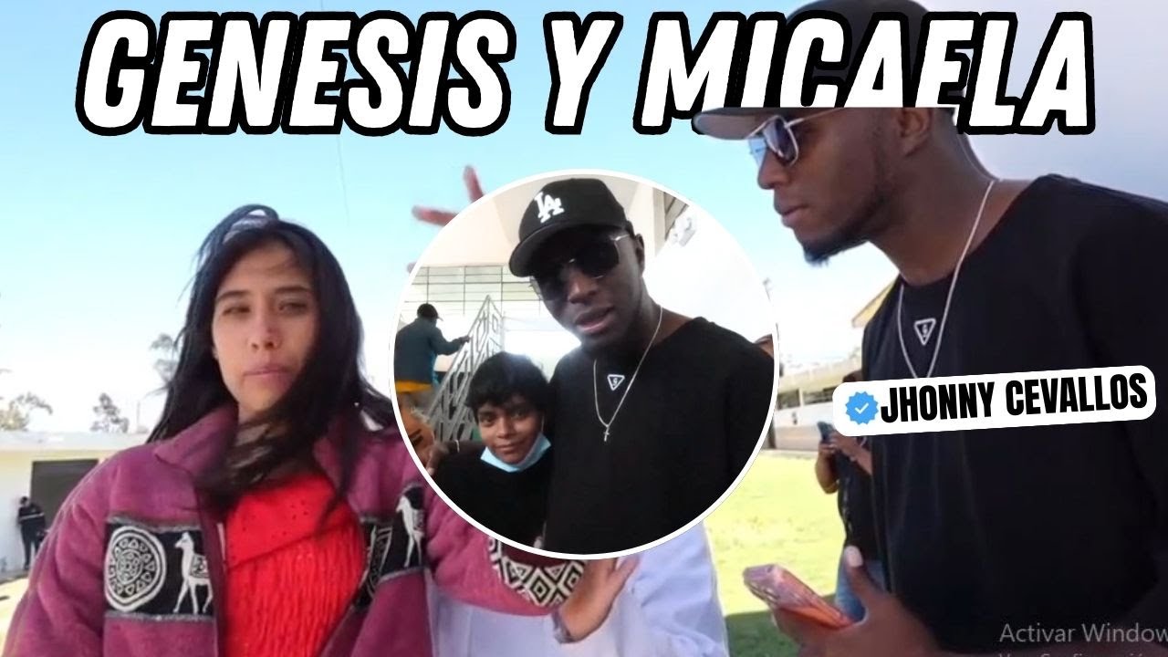 Asi se encuentran Génesis y Mikaela | Fundación caminos de FE | Jhonny Cevallos