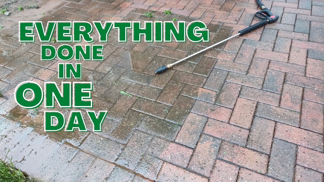 Whole Job Done In One Day  - Jet Washing of Patio and Driveway
