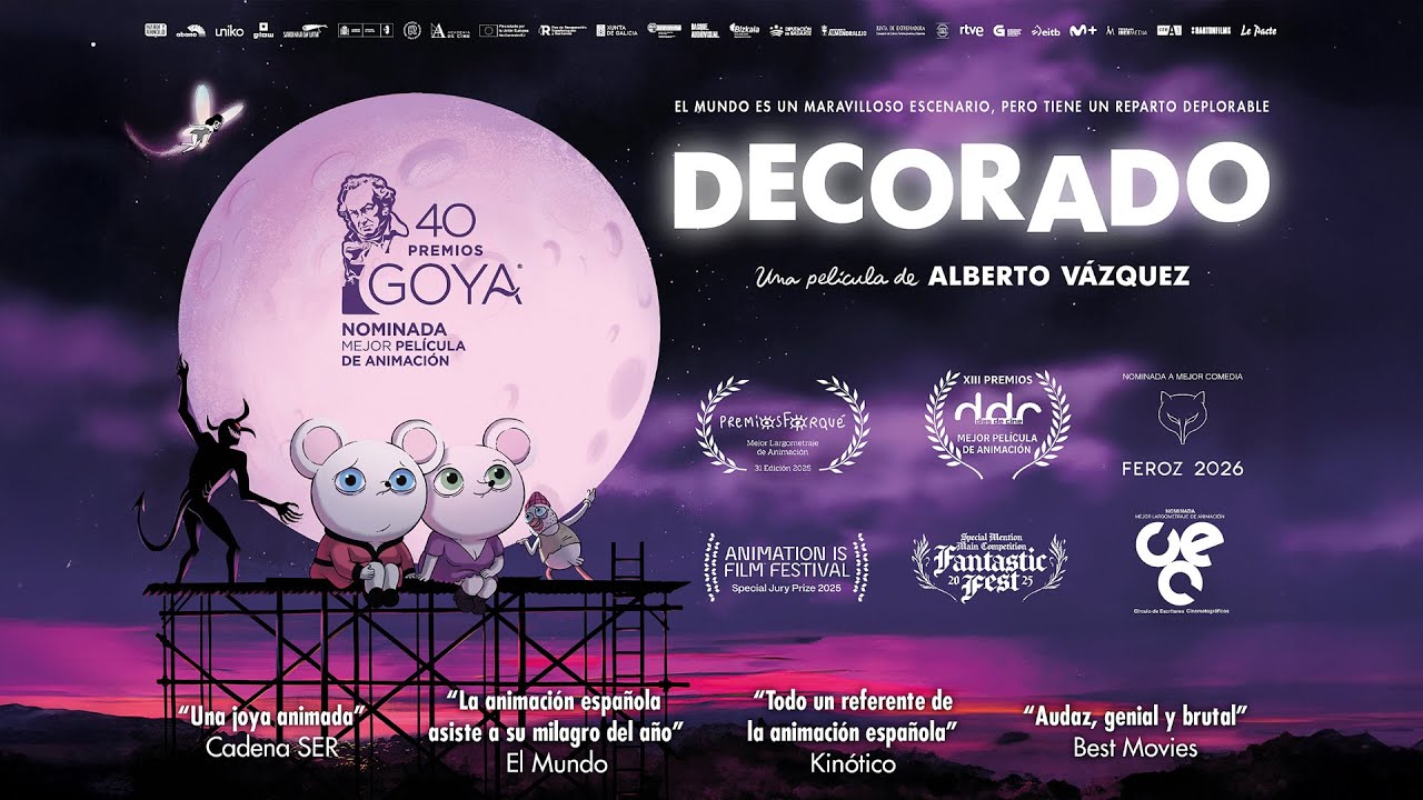 Decorado, nominada a Mejor Largometraje de Animaci&oacute;n en los Premios Goya