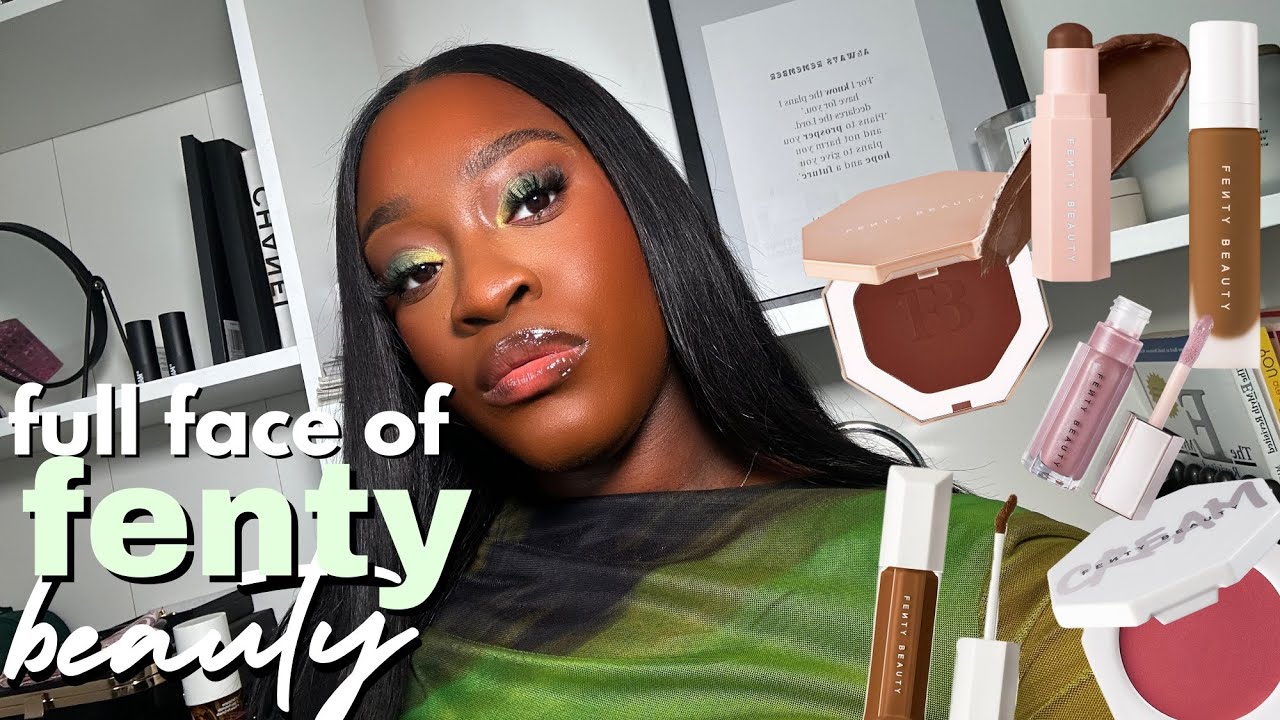 full face of fenty beauty | in depth makeup tutorial | mini review + my faves | black girl friendly
