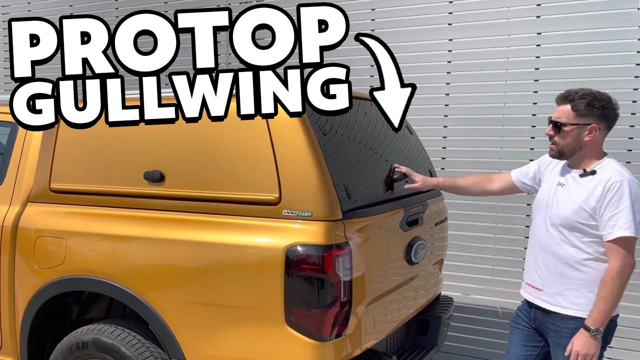 ProTop Gullwing Hardtop Canopy for the New 2023 Ford Ranger & Raptor