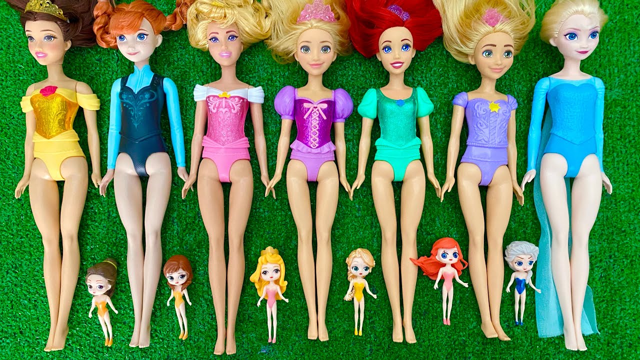 Satisfying with Unboxing & Review Disney Princess Frozen ELSA & Jasmine Toys! ASMR Relaxing