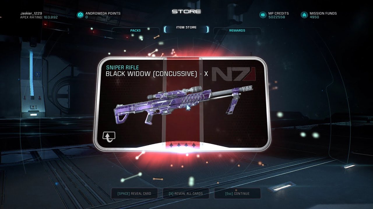 Mass Effect Andromeda MP: 10 Ultra Rare Weapon Buys in Under Two Minutes