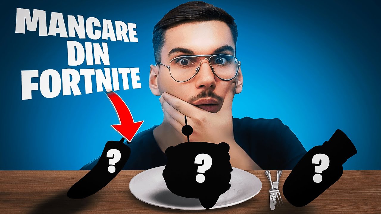 Mănânc doar MÂNCARE din FORTNITE 24 de ORE