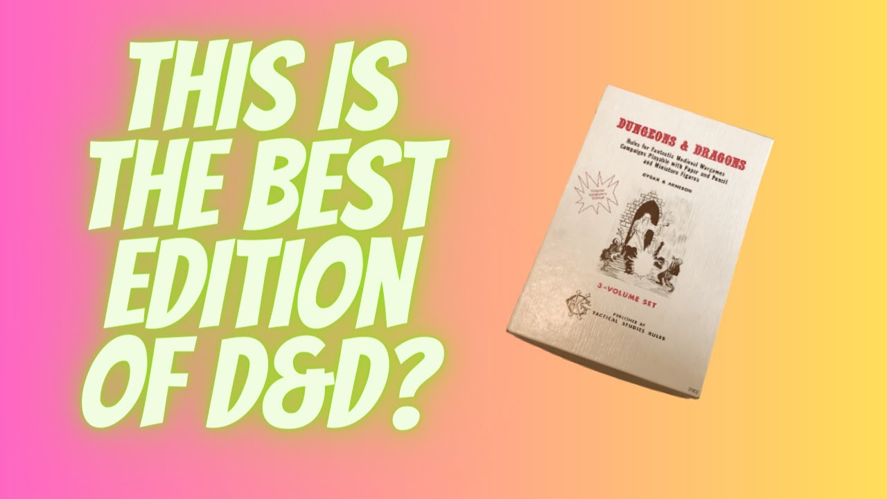 Original Dungeons & Dragons (OD&D) White Box - Unboxing a Classic