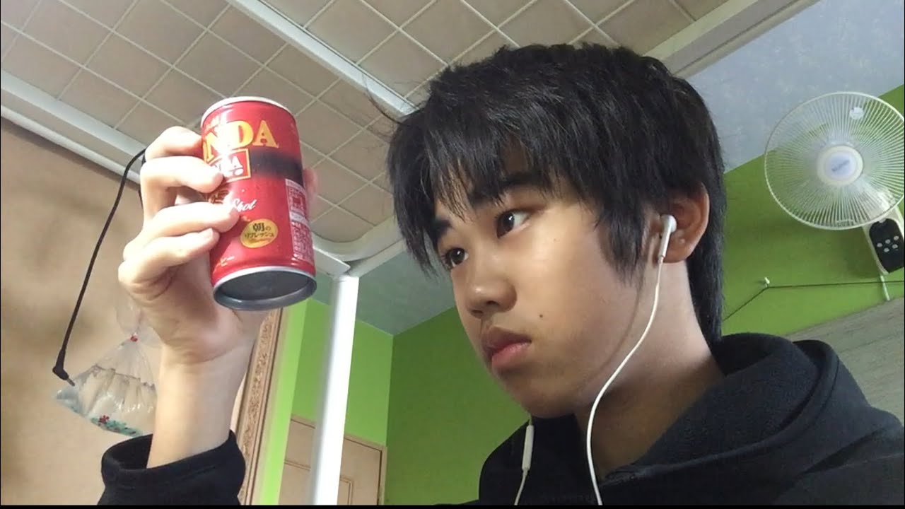 ASMR スチール缶(缶コーヒー)で音フェチ動画撮ってみた Drinking sounds coffee