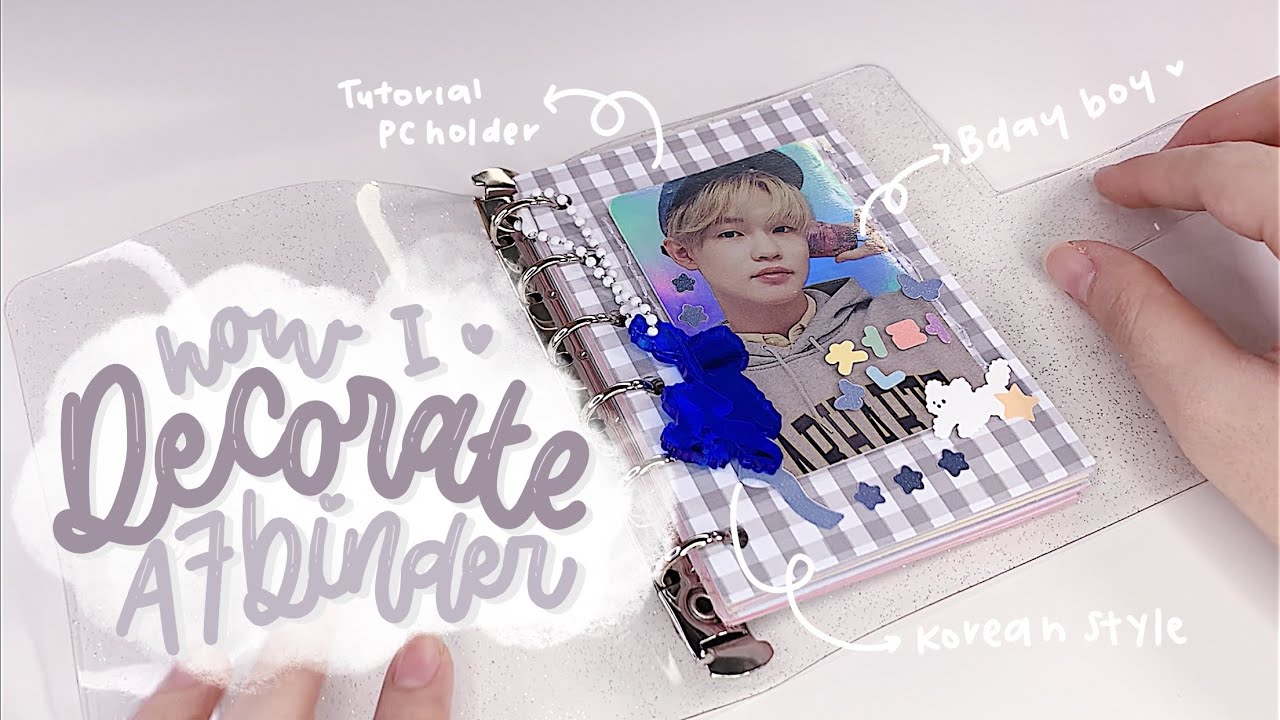 •. DIY hias binder dengan Photocard .•  Indonesia
