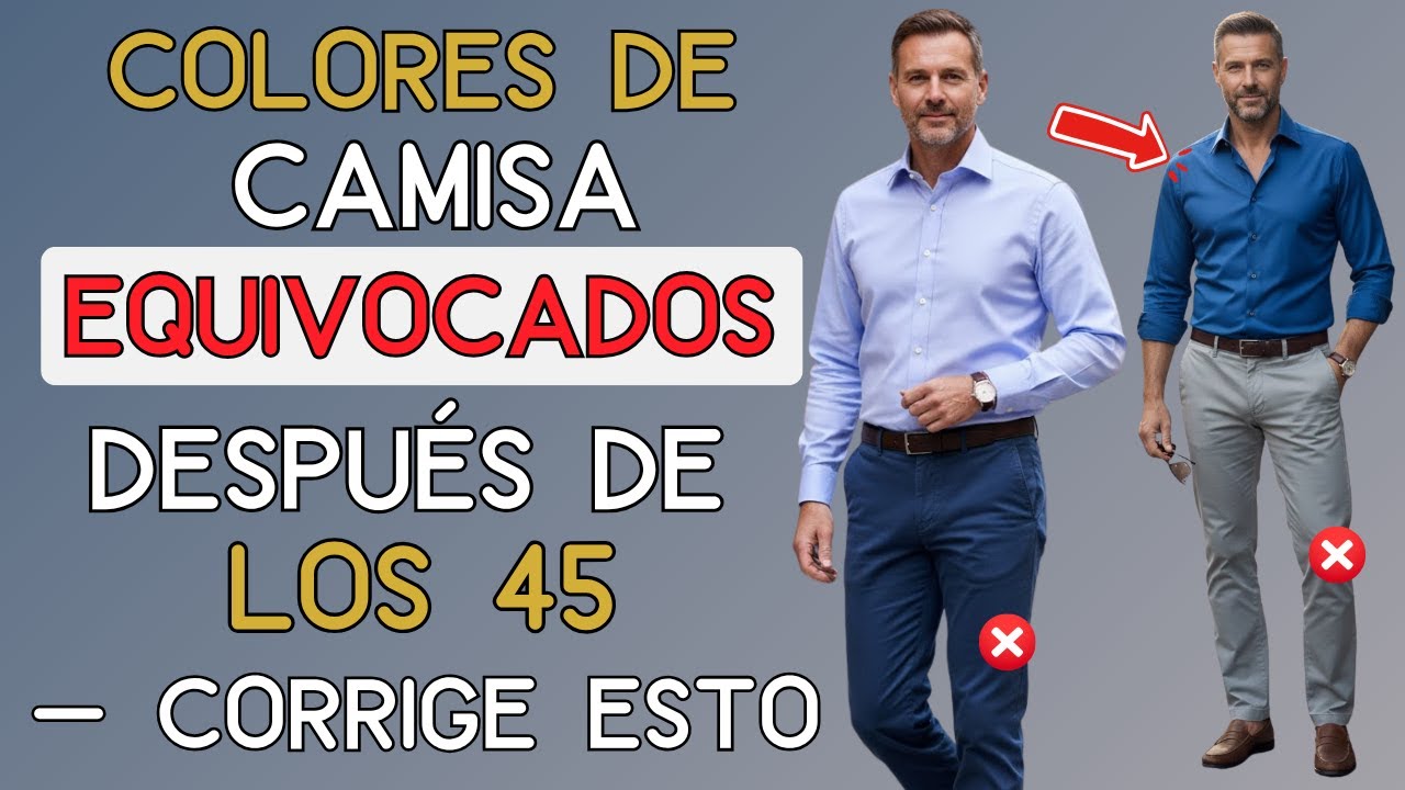 4 Camisas Esenciales que Todo Hombre Mayor de 45 Deber&iacute;a Tener en su Guardarropa B&aacute;sico