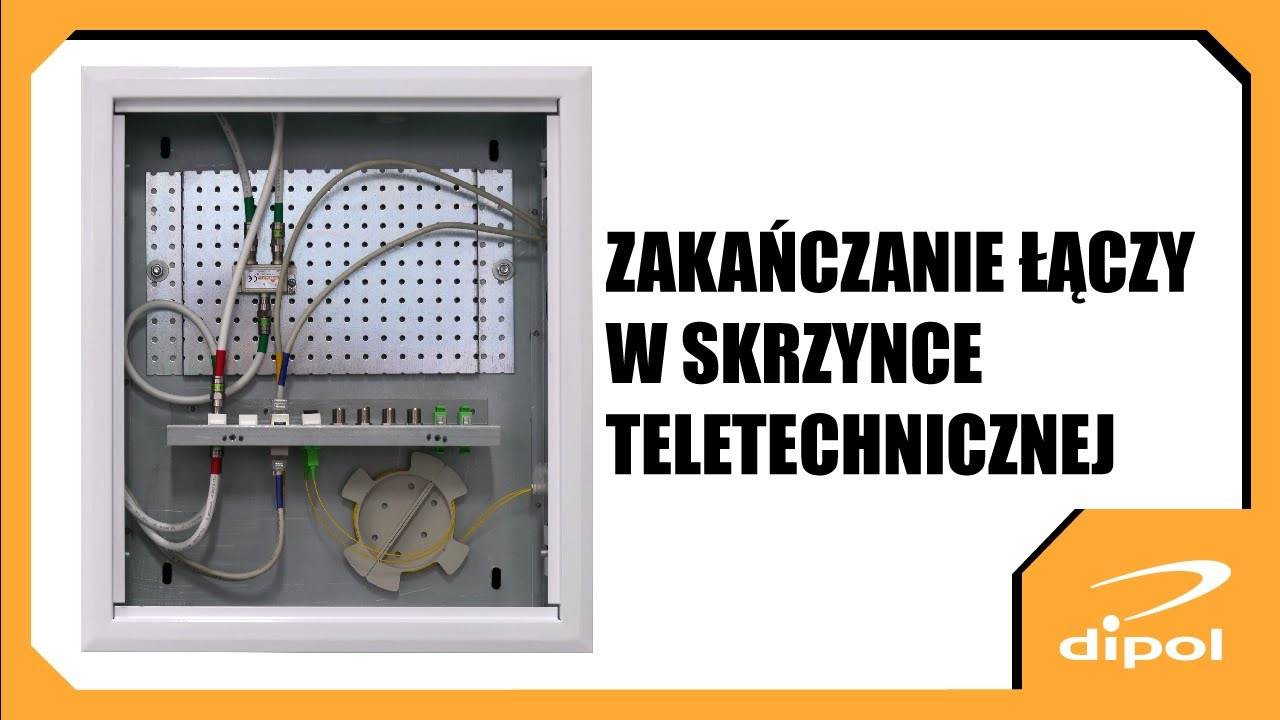 Zakańczanie łączy w skrzynce teletechnicznej