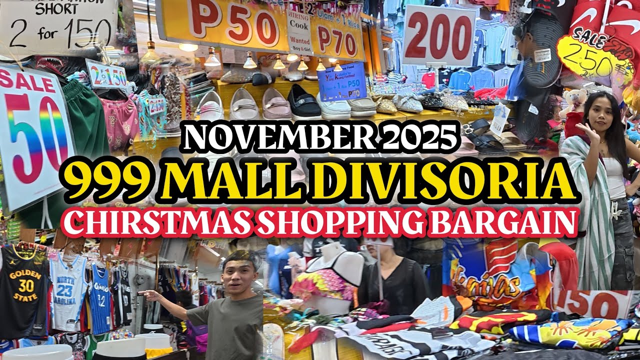 999 Divisoria Mall Christmas Shopping Bargain 2025