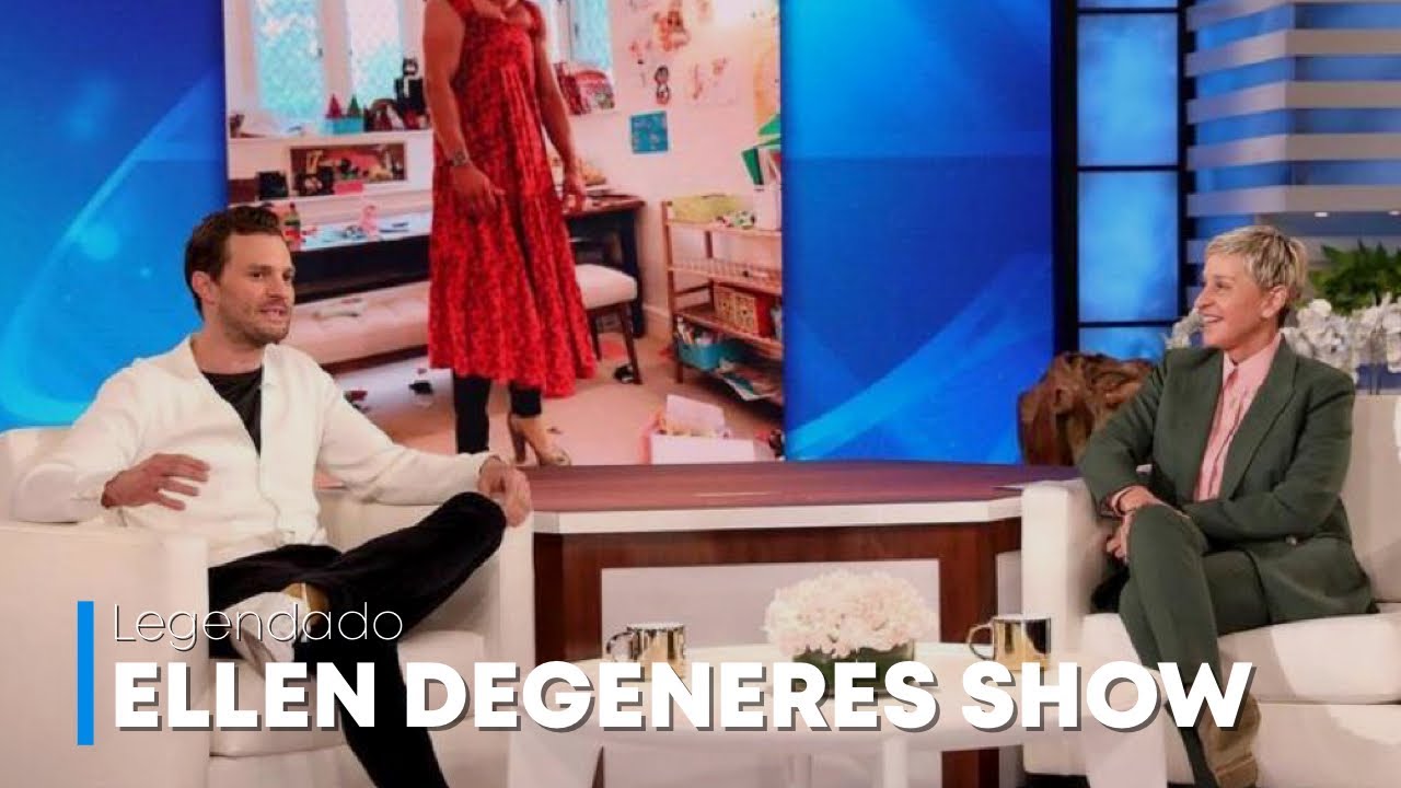 (LEGENDADO)Jamie Dornan no “The Ellen Show” e conta como ele vira criança quando está c/as filhas