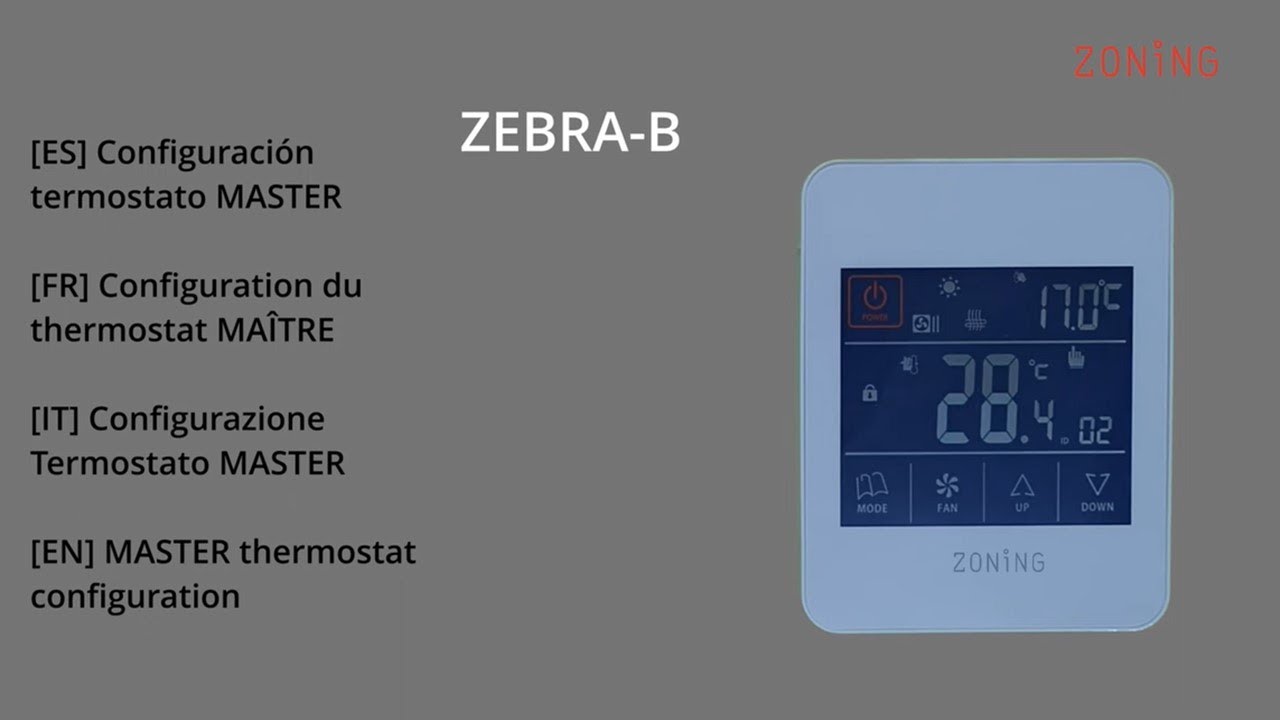 ZEBRA MASTER INITIAL SETUP